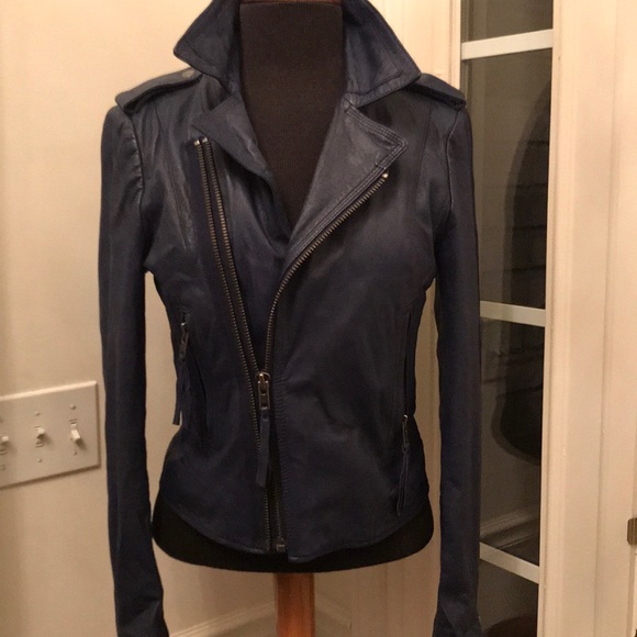 Joie Jackets & Blazers - Joie  Ailey Paper Leather Jacket